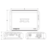 MTX Audio Terminator Series 500W RMS Monoblock Amplifier - TN500.1