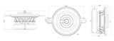 MTX Audio TX2 Series 3.5" Coaxial Speakers - TX235C