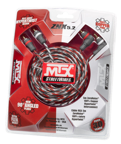 MTX StreetWires ZNX5.2 5M ZeroNoise RCA Cable