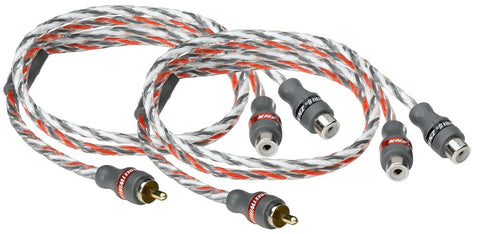 MTX StreetWires ZNXY1M Male to Female RCA Cable Splitter