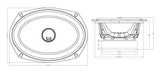 MTX Audio TX6 Series 6x9" Coaxial Speakers - TX669C