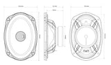 MTX Audio TX4 Series 6" x 9" Coaxial Speakers - TX469C