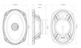 MTX Audio TX4 Series 6" x 9" Coaxial Speakers - TX469C