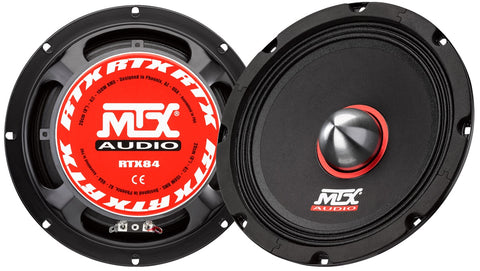 MTX Audio RTX Series 150W 8" Midrange Speaker - RTX84 X2 (Pair)