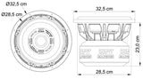 MTX Audio RFL 3000W RMS 12" Competition Subwoofer - RFL12