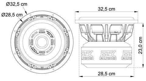 MTX Audio RFL 3000W RMS 12